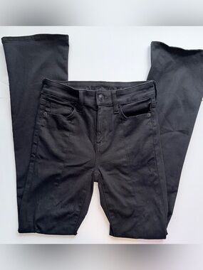 American Eagle Outfitters Black Jeans with Split Hem